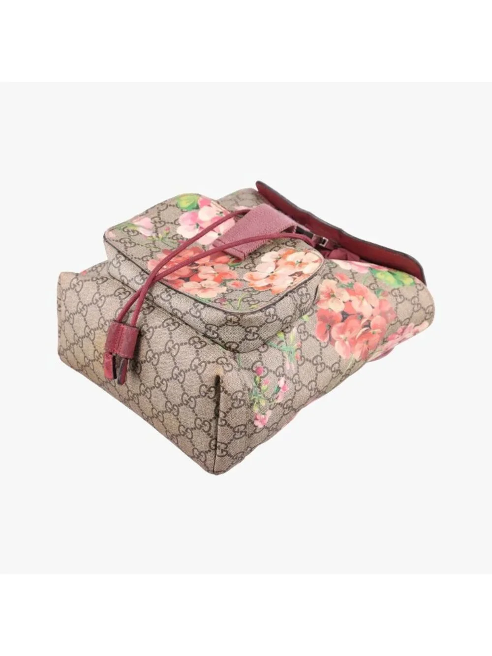 Gucci GG Blooms Beige Multicolor Backpack